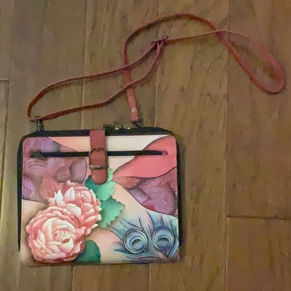 Anuschka Crossbody for Tablet and Organizer